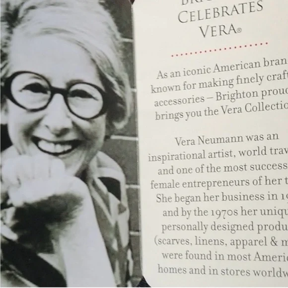 BRIGHTON vintage Vera Neumann collection crossbody black • mod circles - Picture 5 of 9